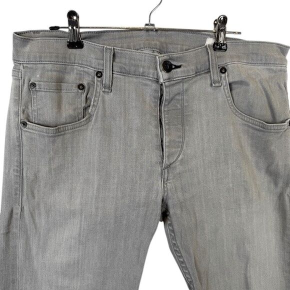 NWOT Rag & Bone Standard Issue Fit 1 Skinny Leg Aged Gray Jeans Men's Size 33 - Picture 3 of 14